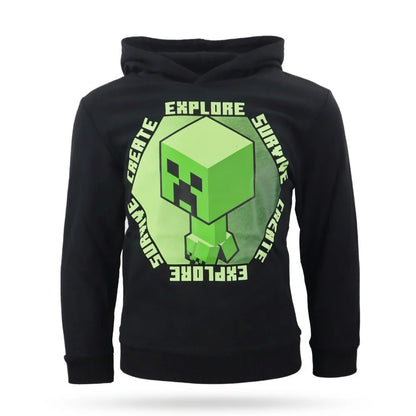 Minecraft Creeper Jungen Kinder Kapuzenpulli - WS-Trend.de