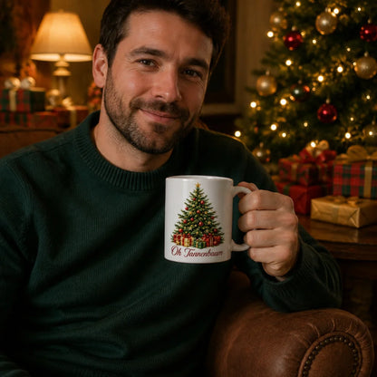 Tannenbaum Weihnachtstasse - Geschenk zu Weihnachten - weiß mit Spruch - WS-Trend.de
