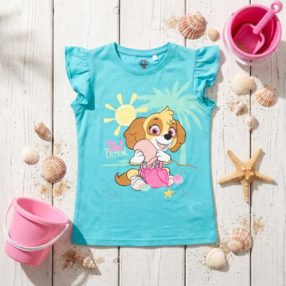 Paw Patrol Skye Kinder Mädchen kurzarm T-Shirt Shirt Gr 92 -128 Baumwolle - WS-Trend.de
