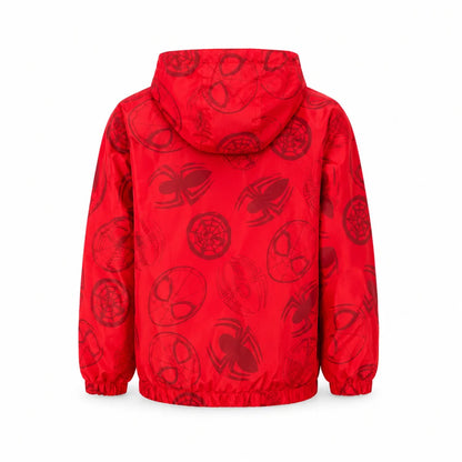 Marvel Spiderman Kinder Herbstjacke Jungen Jacke mit Kapuze Fleece - WS-Trend.de
