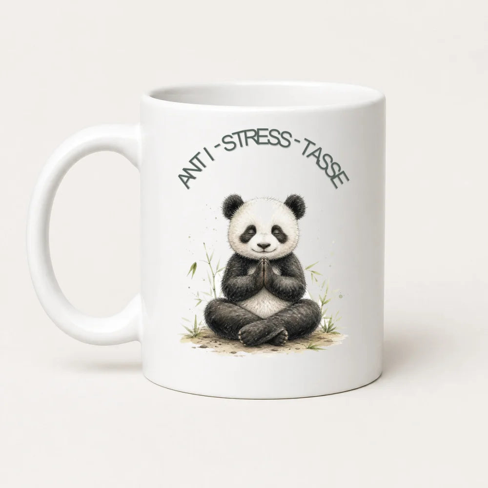Anti-Stress-Tasse Panda Aquarell 325 ml Keramik Geschenk - WS-Trend.de