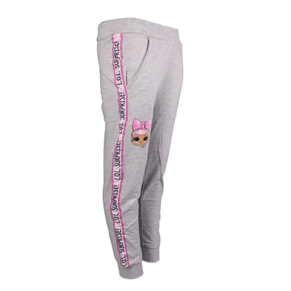 LOL Surprise Kinder Jogginghose Hose Freizeithose Mädchen Grau Rosa Gr. 104-110 - WS-Trend.de