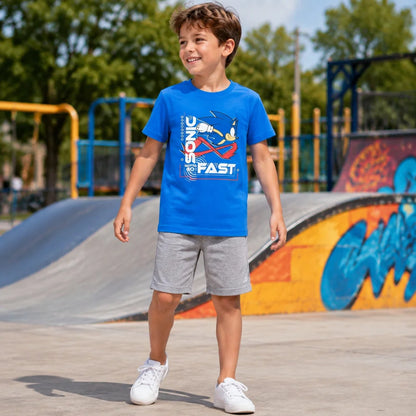 Sonic The Hedgehog Kinder Junge kurzarm T-Shirt Shirt 98-128 Baumwolle - WS-Trend.de