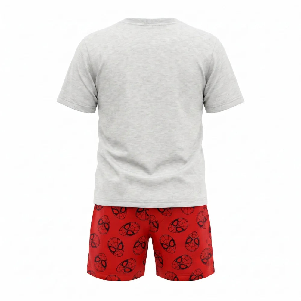 Marvel Spiderman Kinder kurz Pyjama Schlafanzug Shirt Shorts Gr. 98 bis 128 - WS-Trend.de