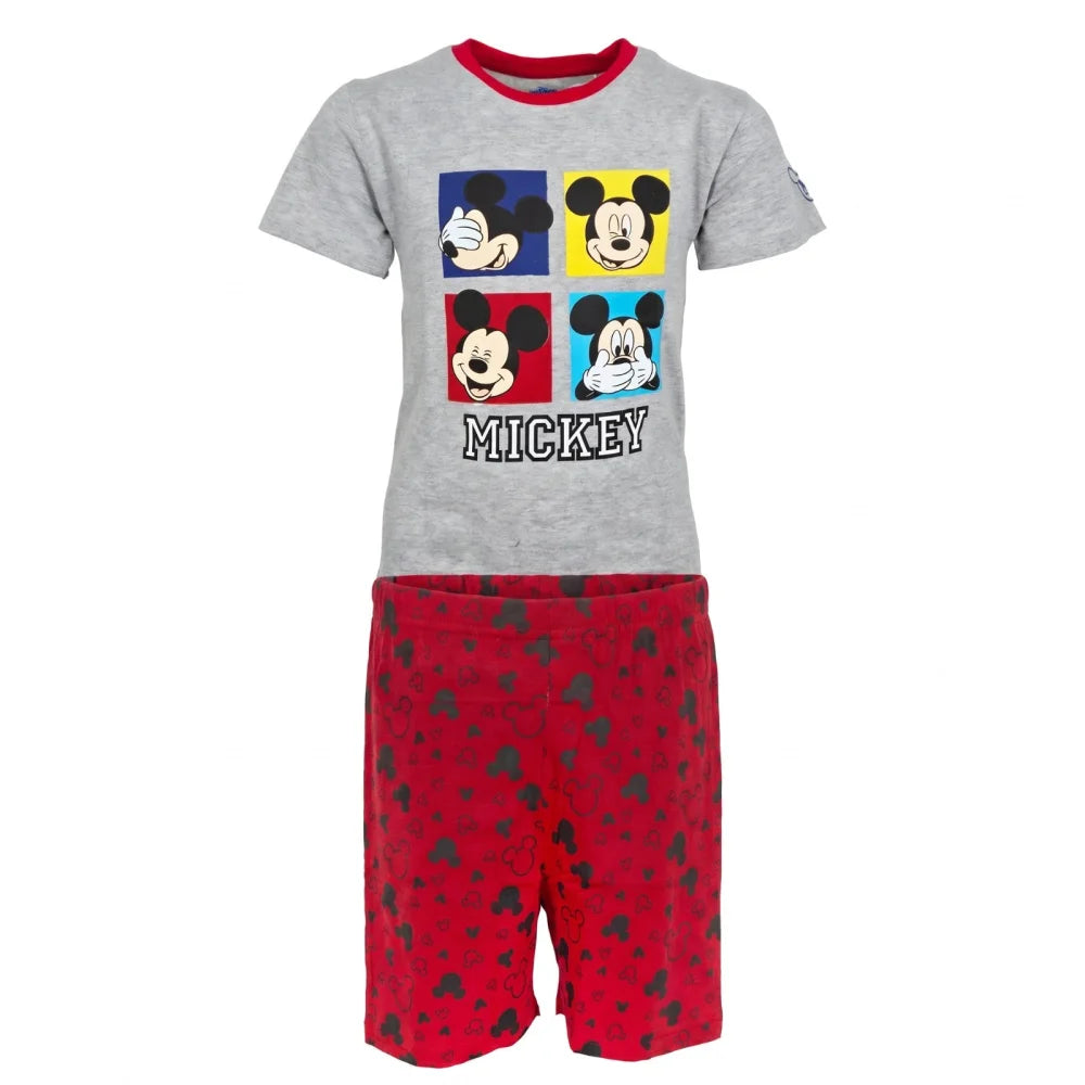 Disney Mickey Maus Kinder kurzarm Schlafanzug Pyjama Shirt Shorts 98-128 - WS-Trend.de