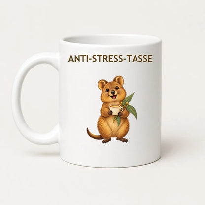 Anti-Stress-Tasse Quokka – Retro Keramikbecher 325 ml - WS-Trend.de