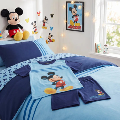 Disney Mickey Maus Jungen Schlafanzug Pyjama Shirt Shorts Gr. 92-116 Baumwolle - WS-Trend.de