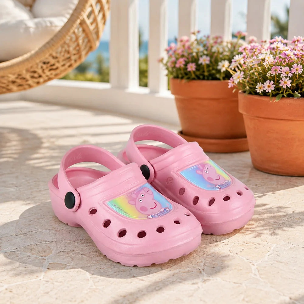 Peppa Pig Wutz Clogs Kinder Sandalen Badeschuhe Latschen Gr. 28/29 - WS-Trend.de