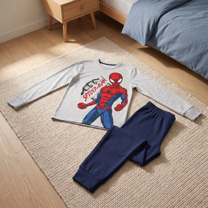 Schlafanzug MARVEL Spiderman Kinder Pyjama Shirt Hose Gr. 122-128 - WS-Trend.de