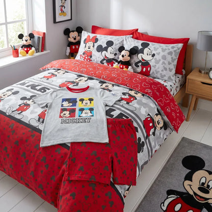Disney Mickey Maus Kinder kurzarm Schlafanzug Pyjama Shirt Shorts 98-128 - WS-Trend.de