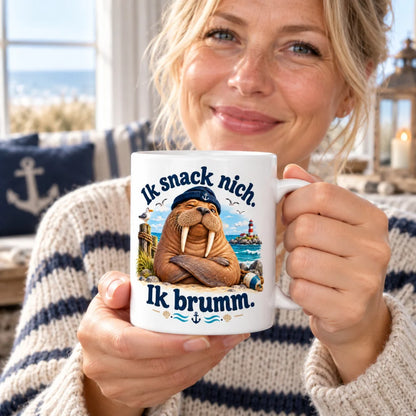 WS-Trend Walross Tasse mit lustigem Spruch Keramik 330 ml Geschenkidee - WS-Trend.de