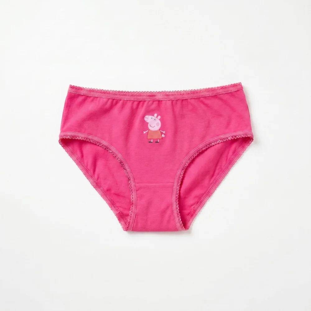 Peppa Wutz 3er Pack Slips Kinder Mädchen Unterwäsche Gr. 92-110 Baumwolle - WS-Trend.de