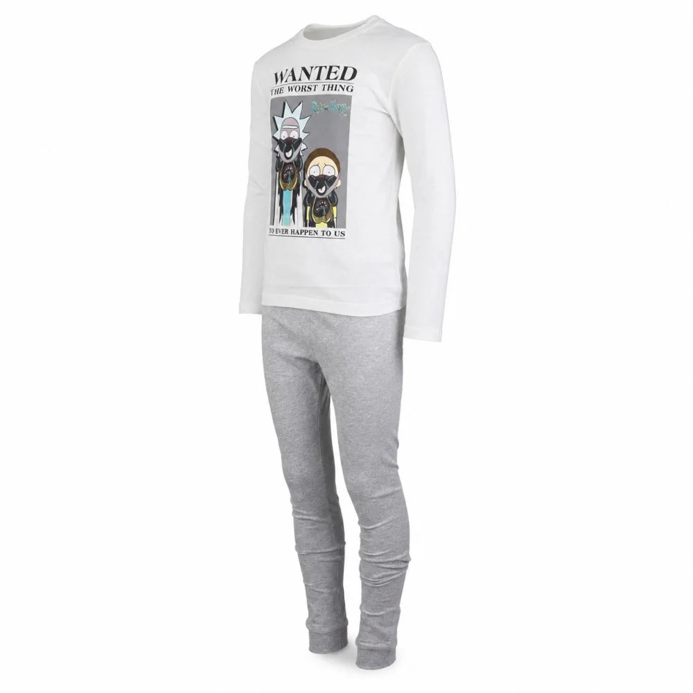Schlafanzug Rick and Morty Kinder Jugend langarm Pyjama - WS-Trend.de