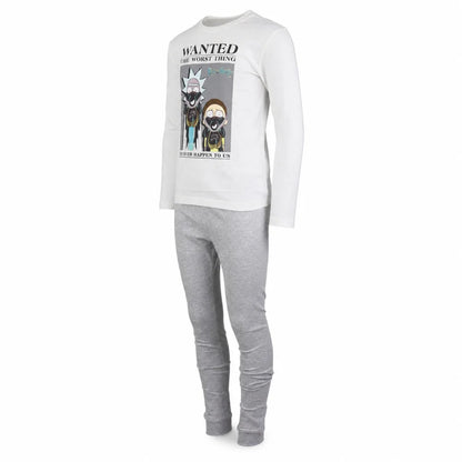 Schlafanzug Rick and Morty Kinder Jugend langarm Pyjama - WS-Trend.de