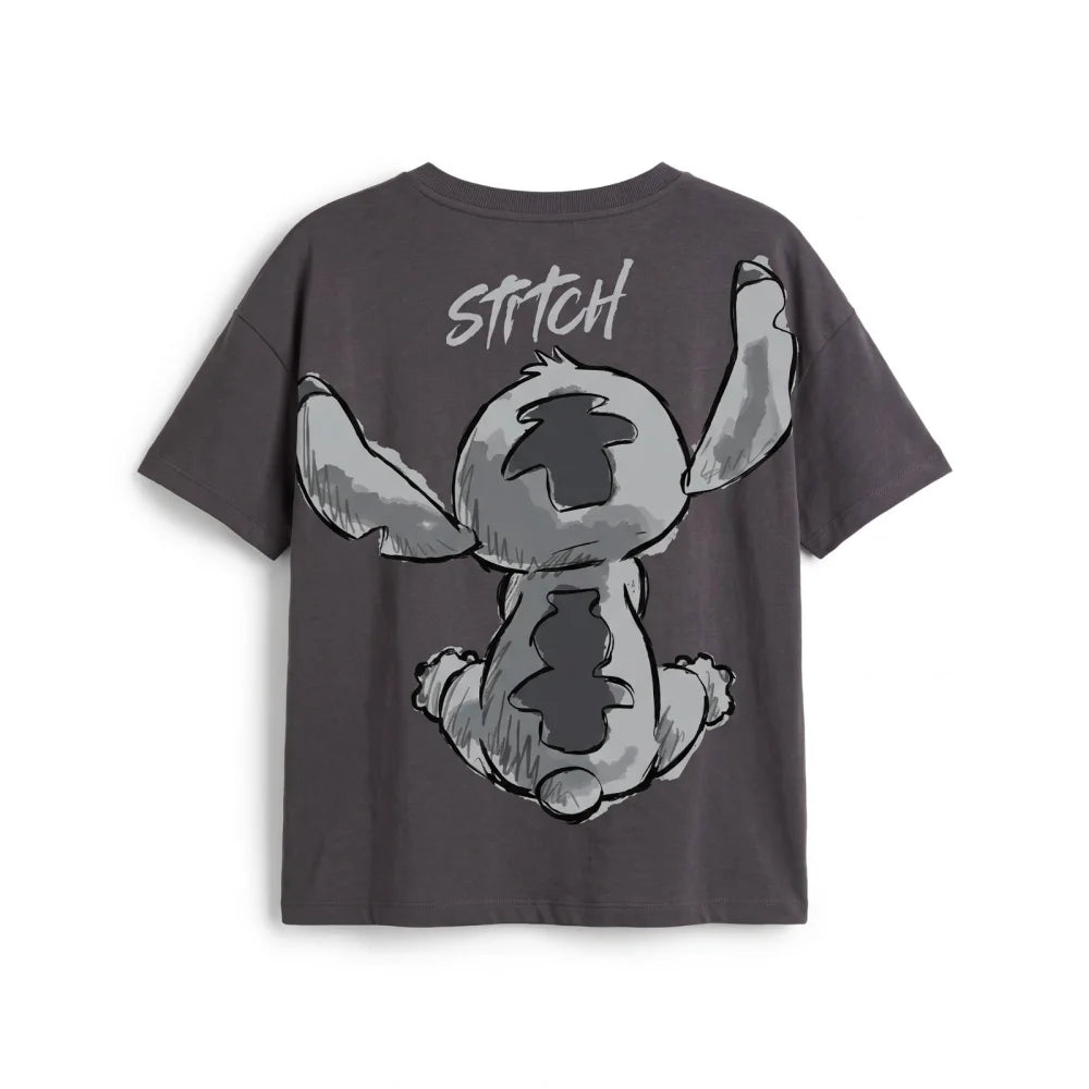 Disney Stitch Damen kurzarm Shirt T-Shirt Gr. S-XL 100% Baumwolle - WS-Trend.de
