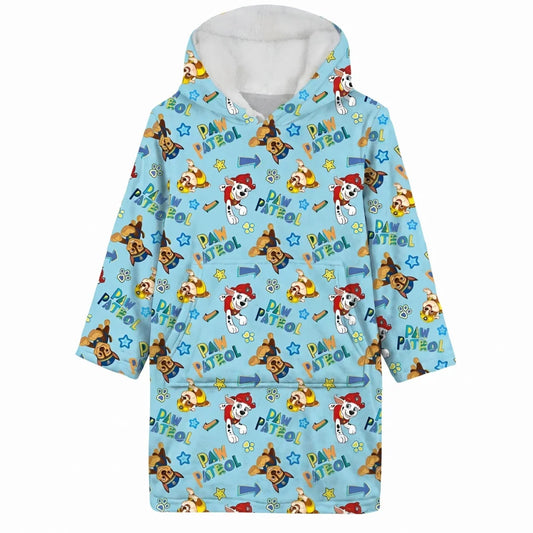 Paw Patrol Kuschelponcho mit Kapuze und Tasche 3-6 Jahre - WS-Trend.de