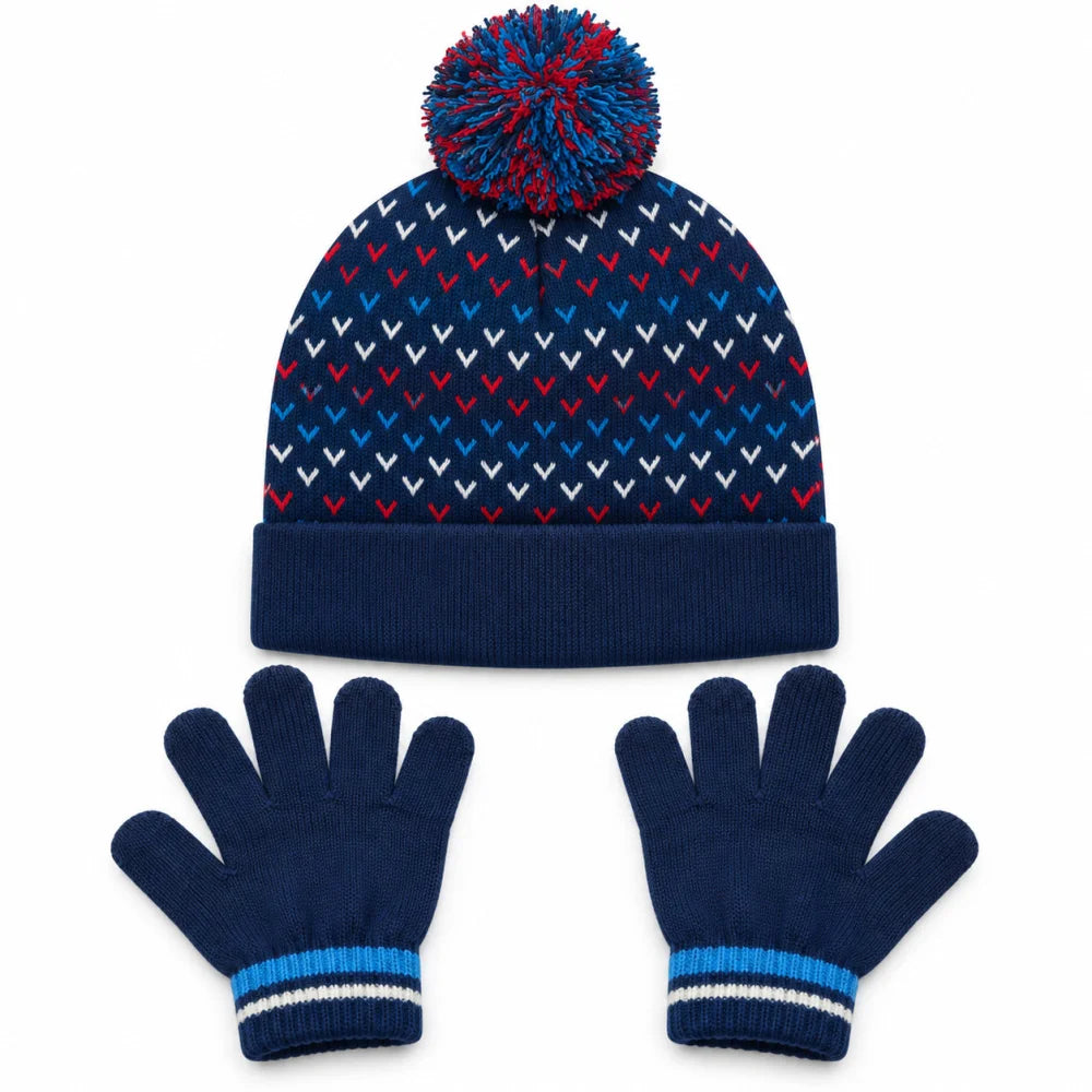 Paw Patrol Chase Kinder Winterset Mütze und Handschuhe Größe 52 oder 54 - WS-Trend.de