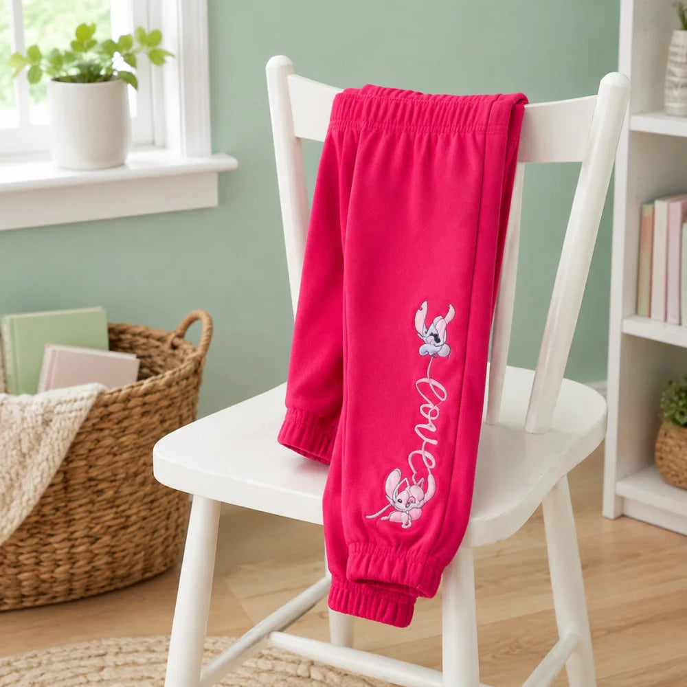 Disney Stitch Kinder Mädchen Jogginghose Sporthose Hose Gr. 98 - 128 - WS-Trend.de
