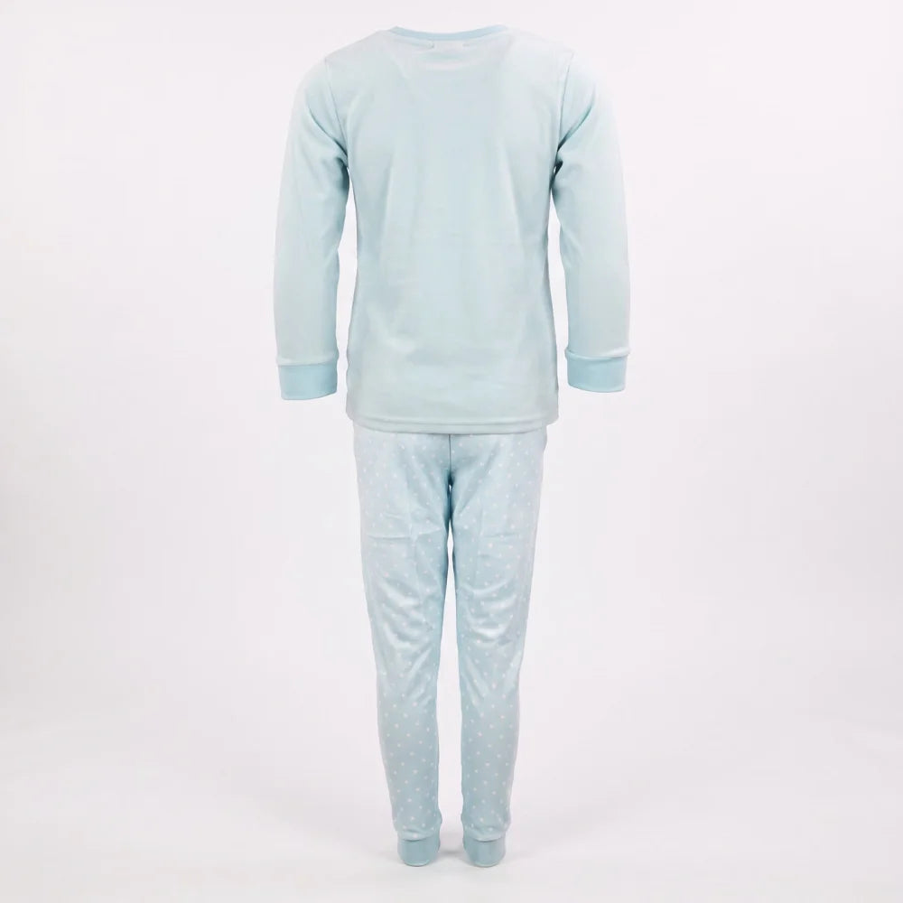 Schlafanzug Disney Stitch Kinder Jungen Velours langarm Pyjama Gr.104 - WS-Trend.de