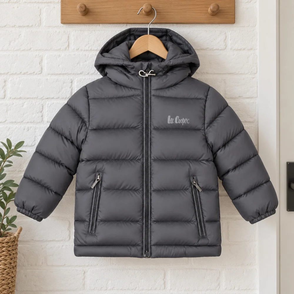 Lee Cooper Kinder Jungen Winterjacke Jacke mit Kapuze Parka Gr. 104-164 - WS-Trend.de