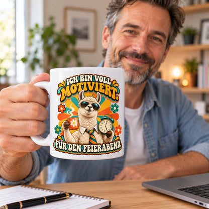 Büro Tasse Keramik 330 ml lustiger Spruch Geschenk Kollegen Homeoffice