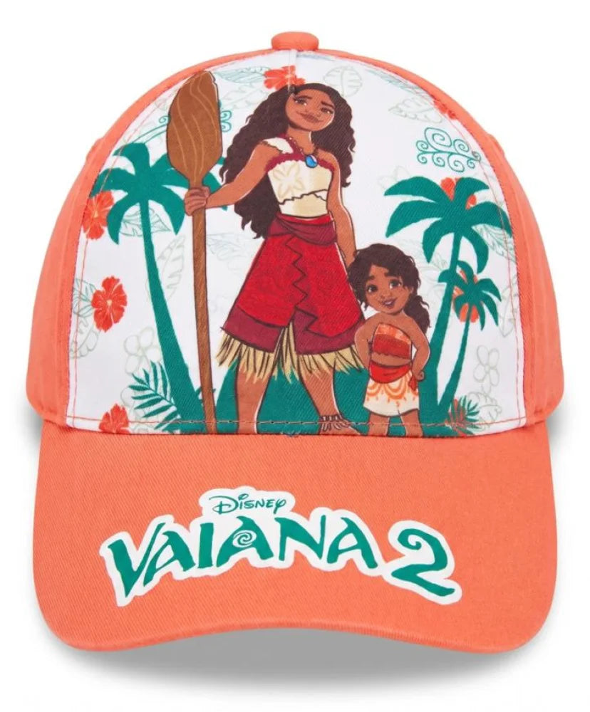 Disney Vaiana Moana Kinder Basecap Baseball Kappe Mütze - 52 Orange - WS-Trend.de