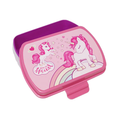 Sweet Einhorn Unicorn 2tlg. Lunch Set Brotdose plus Trinkflasche 500 ml - WS-Trend.de