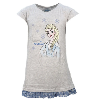 Disney Die EIskönigin Elsa kurzarm Schlafshirt Nachthemd Schlafkleid - WS-Trend.de Gr. 98-128