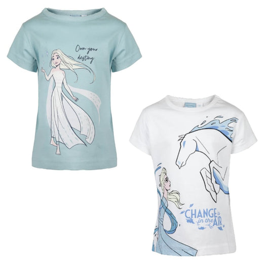Disney Die Eiskönigin Elsa Kinder T-Shirt - WS-Trend.de Mädchen Top 92-128 Baumwolle
