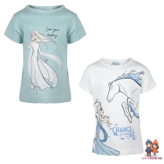 Disney Die Eiskönigin Elsa Kinder T-Shirt - WS-Trend.de Mädchen Top 92-128 Baumwolle