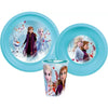 Disney Die Eiskönigin Elsa Kinder Geschirr-Set 3 teilig Becher Teller Schüssel