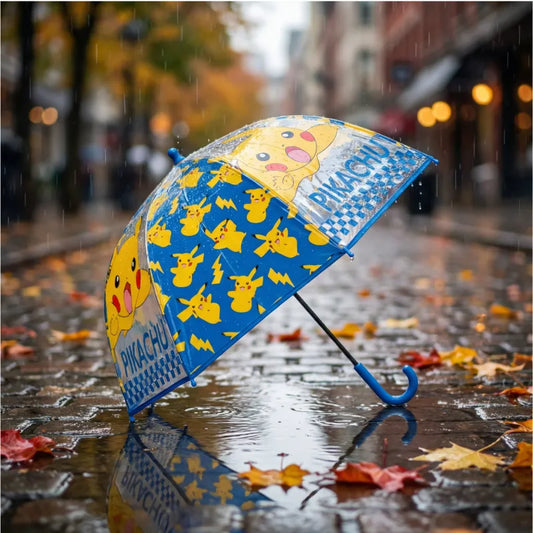 Pokemon Pikachu Kinder Regenschirm Stabregenschirm Schirm D 72 cm - WS-Trend.de