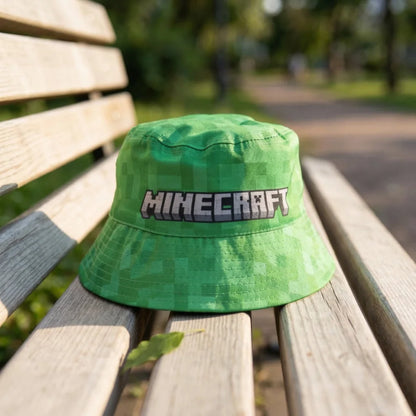 Minecraft Creeper Kinder Jungen Fischerhut - WS-Trend.de Fischermütze Sommerhut 52-54