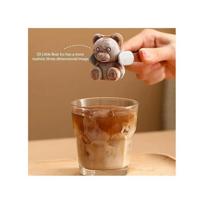 Teddybär Eiswürfelform aus Silikon mit abnehmbarem Deckel - WS-Trend.de