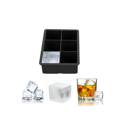 XL Eiswürfel Eiswürfelform aus Silikon Selbermachen 5 cm Würfel - WS-Trend.de