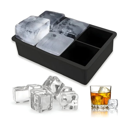 XL Eiswürfel Eiswürfelform aus Silikon Selbermachen 5 cm Würfel - WS-Trend.de