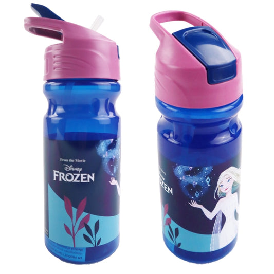 Disney Die Eiskönigin Trinkflasche Flasche 500 ml Griff Strohhalm - WS-Trend.de Wasserflasche