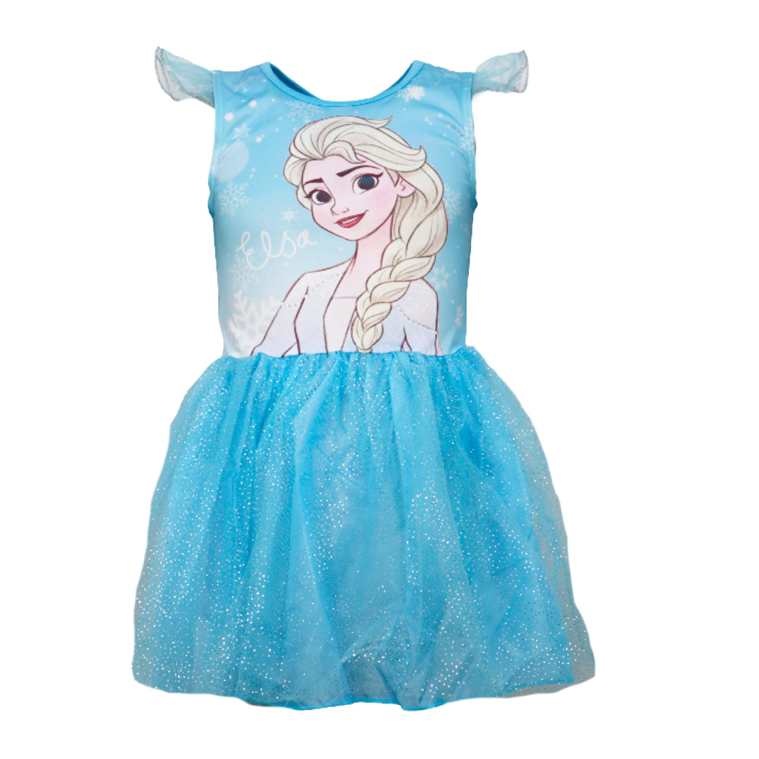 Disney Die Eiskönigin Elsa Kinder Tüllkleid Sommerkleid