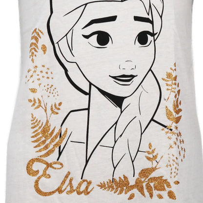 Disney Die Eiskönigin Elsa kurzarm Schlafshirt Nachthemd Schlafkleid - WS-Trend.de EIskönigin Gr. 104-134
