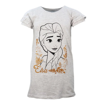 Disney Die Eiskönigin Elsa kurzarm Schlafshirt Nachthemd Schlafkleid - WS-Trend.de EIskönigin Gr. 104-134
