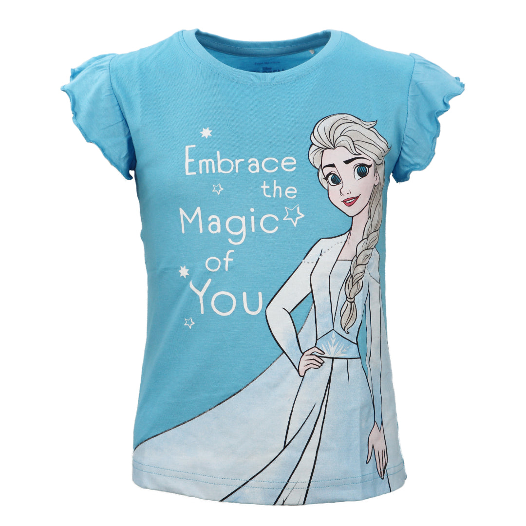 Disney Die Eiskönigin Elsa Kinder kurzarm Schlafanzug Pyjama