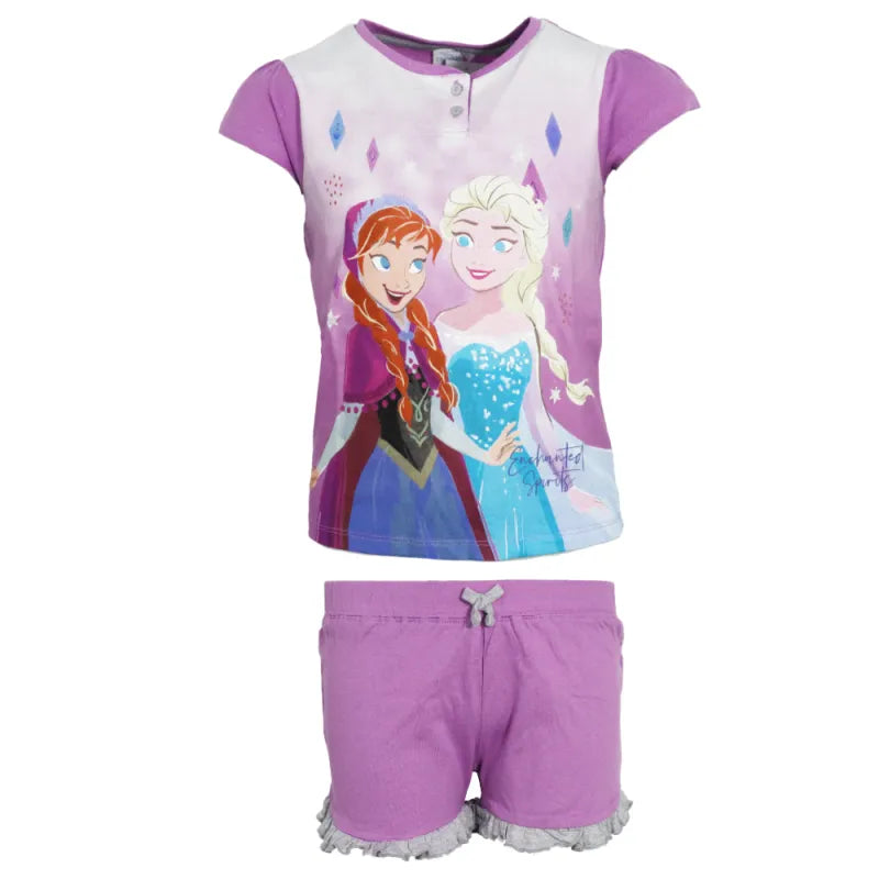 Disney Die Eiskönigin Elsa Kinder Schlafanzug Pyjama - WS-Trend.de 98 -128 100% Baumwolle