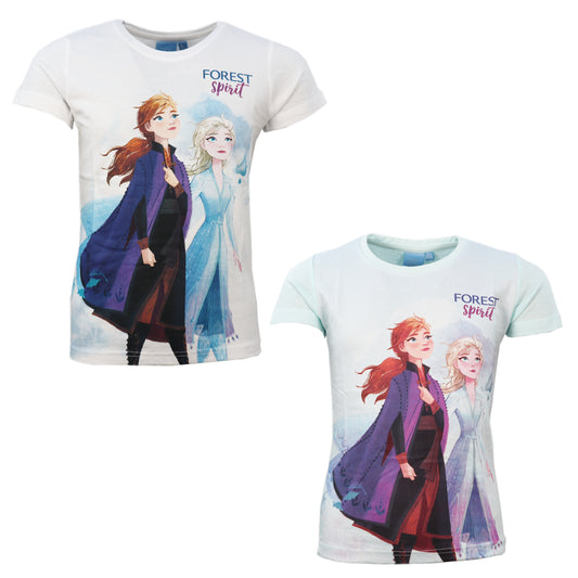 Disney Die Eiskönigin Elsa Anna Kinder Mädchen T-Shirt