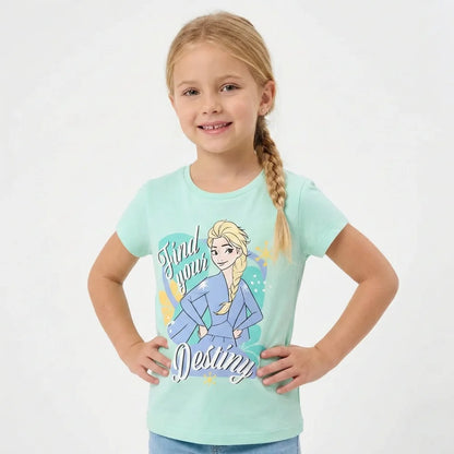 Disney Die Eiskönigin Elsa Kinder Mädchen T-Shirt - WS-Trend.de Gr 104 - 128 Baumwolle