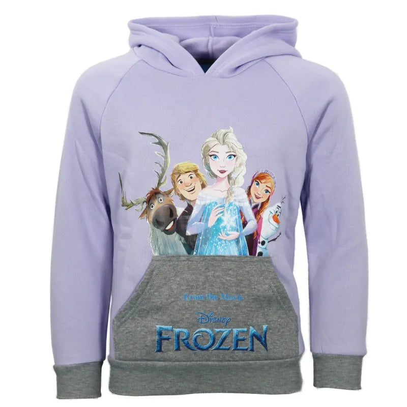 Disney Die Eiskönigin Kinder Fleece Kapuzenpullover Hoodie Pulli - WS-Trend.de Gr. 92 - 128