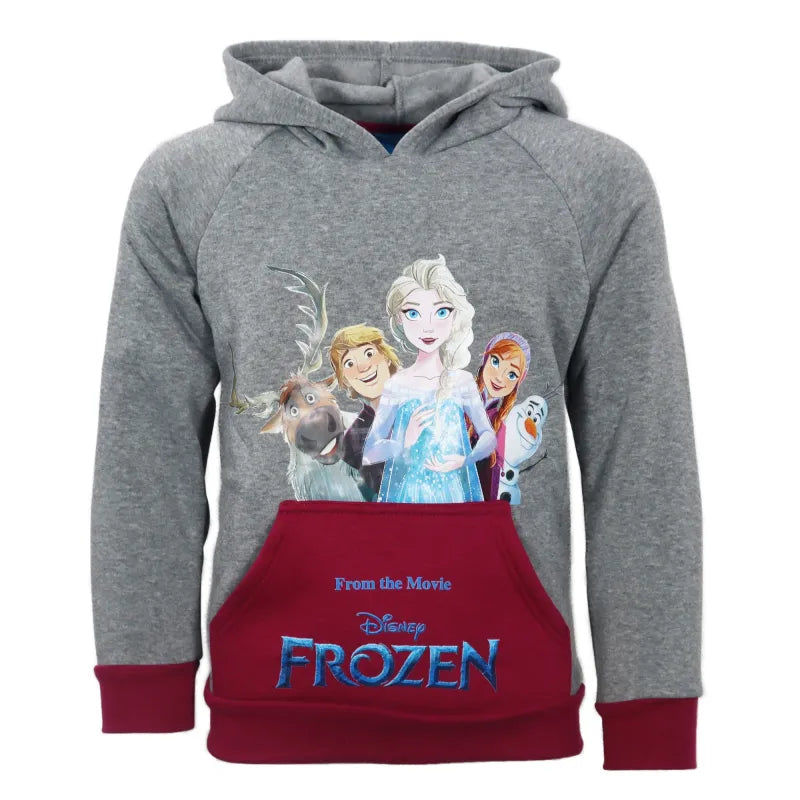 Disney Die Eiskönigin Kinder Fleece Kapuzenpullover Hoodie Pulli - WS-Trend.de Gr. 92 - 128