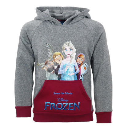 Disney Die Eiskönigin Kinder Fleece Kapuzenpullover Hoodie Pulli - WS-Trend.de Gr. 92 - 128