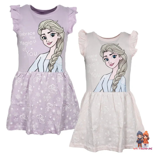 Disney Die Eiskönigin Elsa Kinder Mädchen Sommerkleid Kleid - WS-Trend.de Gr. 92-128 Baumwolle