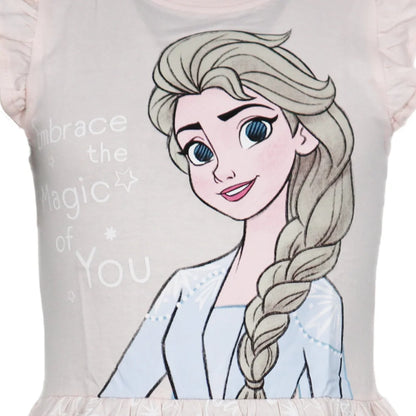 Disney Die Eiskönigin Elsa Kinder Mädchen Sommerkleid Kleid - WS-Trend.de Gr. 92-128 Baumwolle
