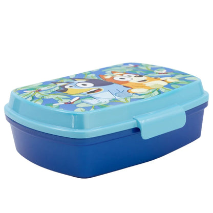 Bluey Bingo Kinder 4 teiliges Set Brotdose Trinkflasche Besteck - WS-Trend.de